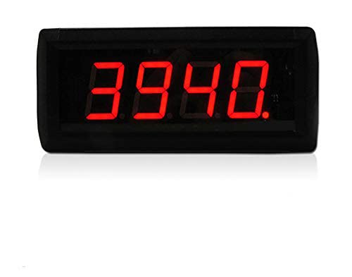 Huanyu 1.8" LED Countdown Uhr 4 Ziffern Lauf-Uhr Stoppuhr Countdown Clock Intervall Timer für Büro Schule Hause GI4D-1.8R (Rot) von Huanyu