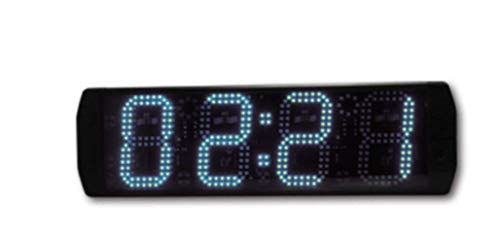 Huanyu 6" LED Countdown Uhr 4 Ziffern Lauf-Uhr wasserdichte Stoppuhr Countdown Clock Intervall Timer mit Fernbedienung& für Marathonlauf Sportveranstaltungen Wettbewerbe GS4T-6R (Weiß) von Huanyu