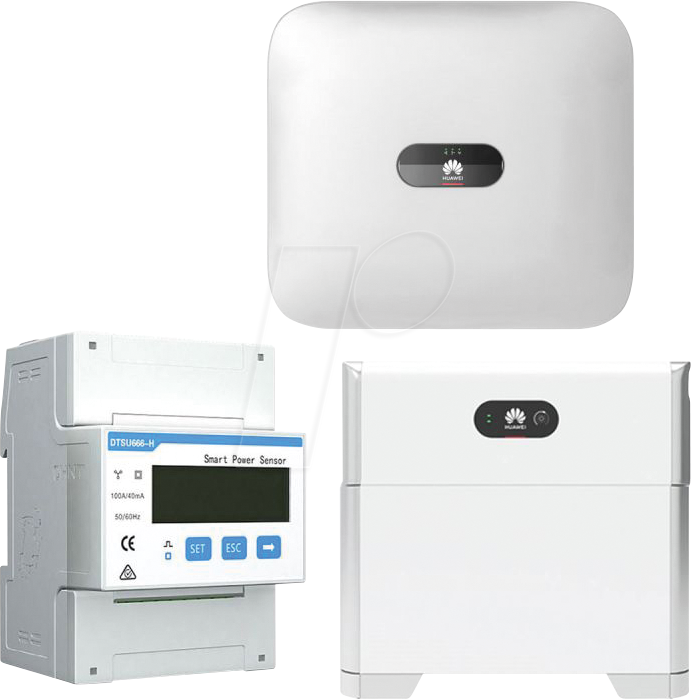 HU 4.6KTL 5KWH - Huawei Sun 2000 4,6kW Hybrid Wechselrichter + 5 kWh Speicher-Set von Huawei