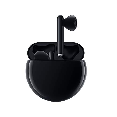 HUAWEI FreeBuds 3 kabellose Kopfhörer mit aktiver Geräuschunterdrückung (Kirin A1 Chip, geringe Latenz, ultraschnelle Bluetooth-Verbindung, 14mm Lautsprecher, kabelloses Aufladen) schwarz von Huawei