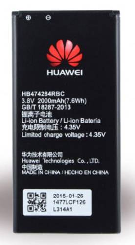 HUAWEI Handy-Akku Y5, Y625, Y635, Ascend G615, Ascend G620s Bulk 2000 mAh Bulk/OEM von Huawei