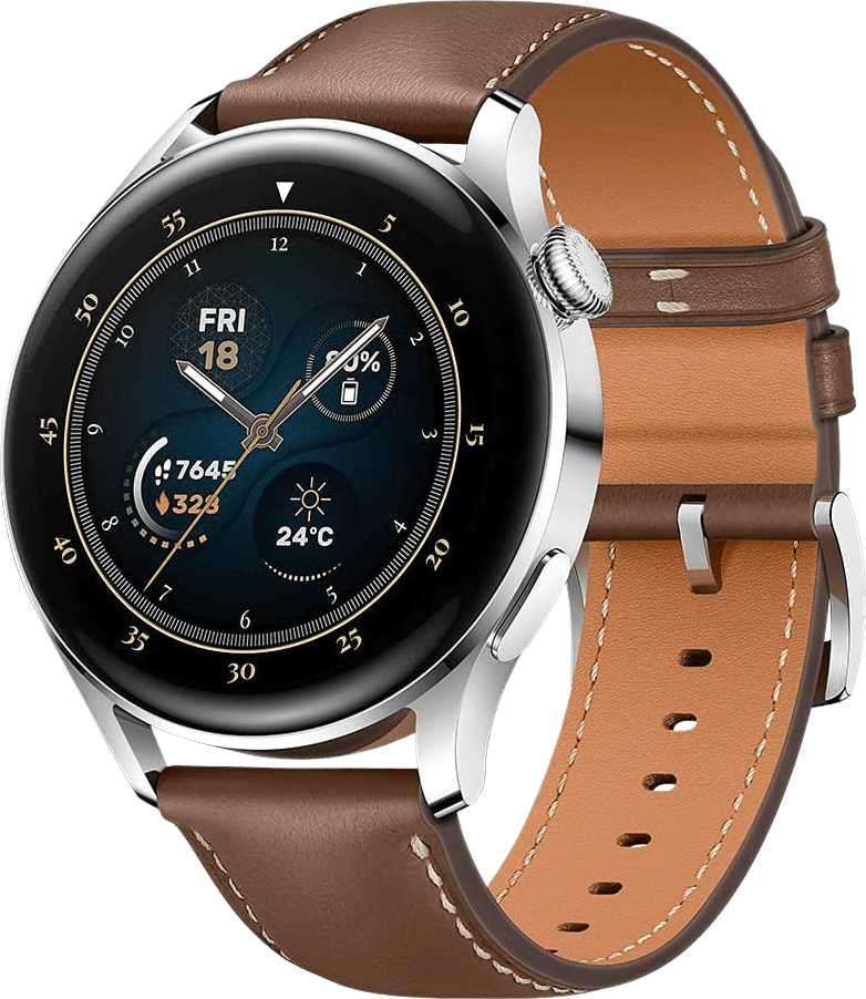 Huawei 3 Classic GPS -Smartwatch, Edelstahlgehäuse, 46 mm von Huawei