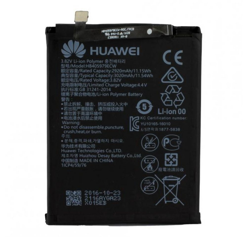 Huawei Akku (3,82 V), Akku Original Huawei HB405979ECW für Huawei Nova, Honor 6c, 3.82V, 2920mAh, Li-Polymer von Huawei