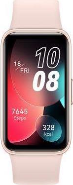 Huawei Band 8 - Aktivitätsmesser mit Riemen - Silikon - Handgelenkgröße: 120-190 mm - Anzeige 3,7 cm (1,47) - Wi-Fi, Bluetooth - 14 g - Sakura Pink (55020ANQ) von Huawei