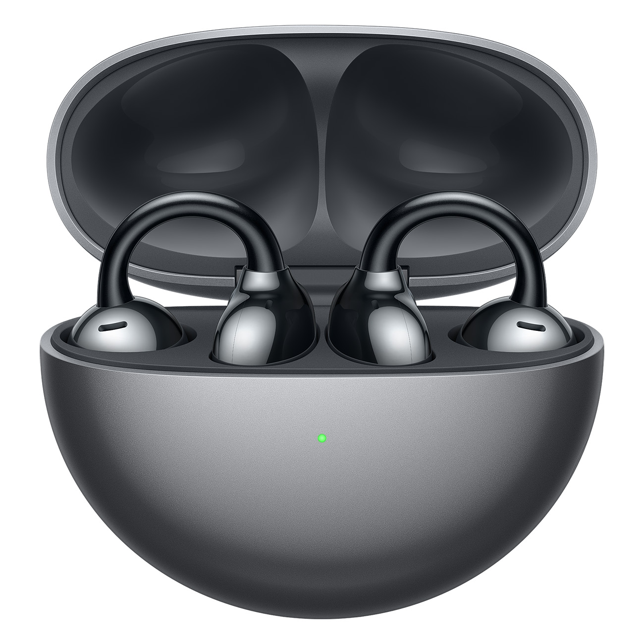 Huawei FreeClip Schwarz | In-Ear-Kopfh?rer | 20 Hz bis 20 kHz | IP54 | Doppelmagnettreiber | kabelloses Aufladen | Mit Ladecase: Ca. 36 Stunden von Huawei