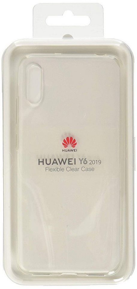 Huawei Handyhülle Original Huawei Y6 2019 TPU Silikonhülle in Transparent von Huawei