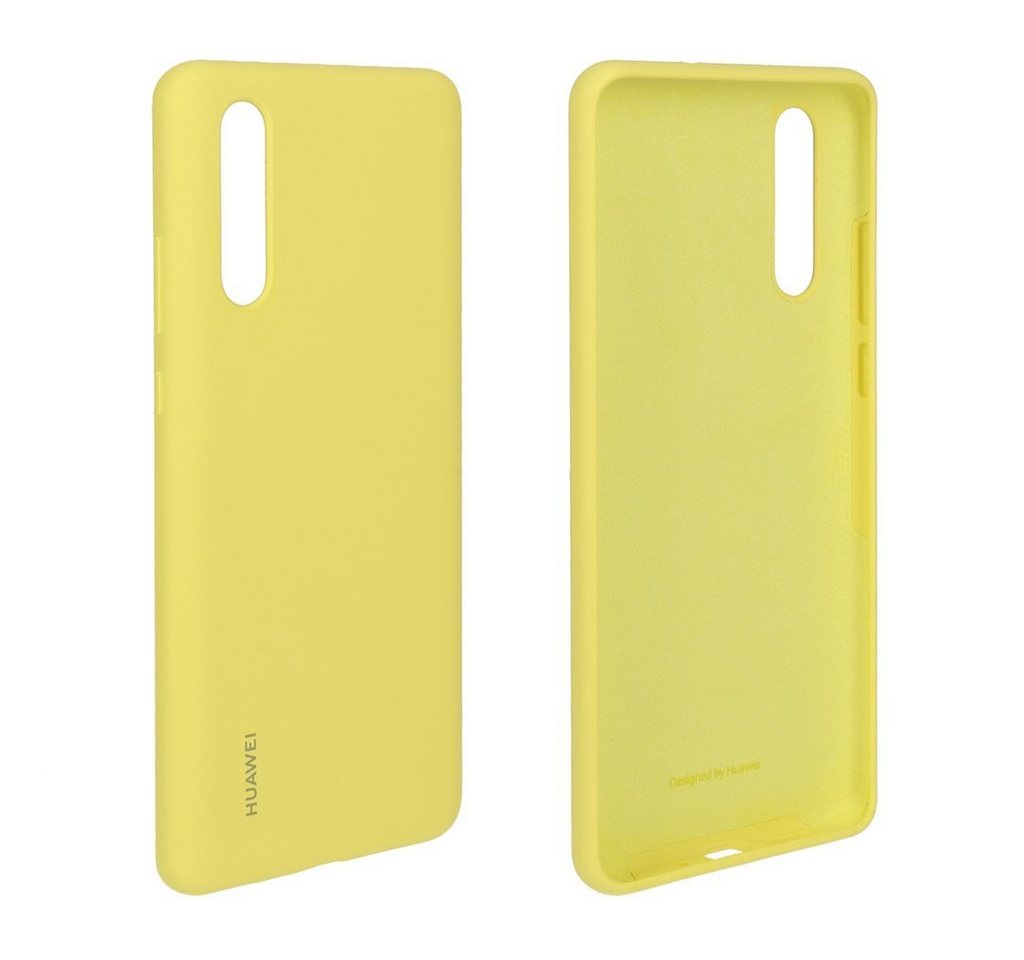 Huawei Handyhülle P30 Silikon Cover Case gelb von Huawei