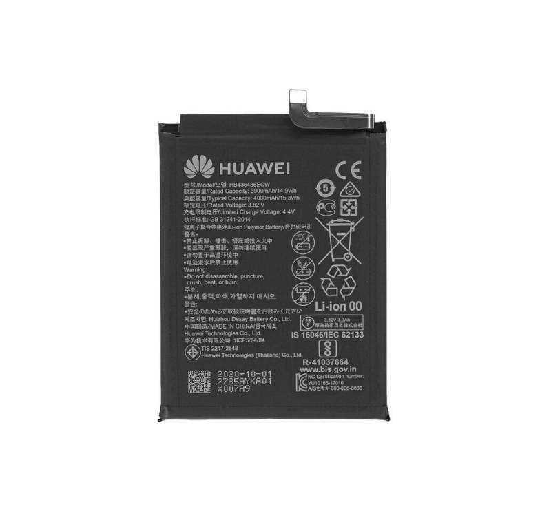 Huawei Original HB436486ECW Akku Huawei P20 Pro Mate10 20 Honor View20 4000mA Handy-Akku (1 St) von Huawei