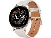 Huawei | Uhr GT 3 (42 mm) – Smartwatch mit Armband – Handgelenkumfang: 130–190 mm – Gold/Weiß von Huawei