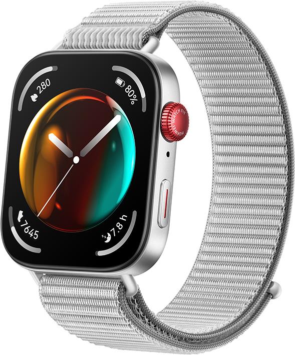 Huawei WATCH Fit 3 4,62 cm (1.82) AMOLED Digital 408 x 480 Pixel Touchscreen Silber WLAN GPS (55020CEG) von Huawei