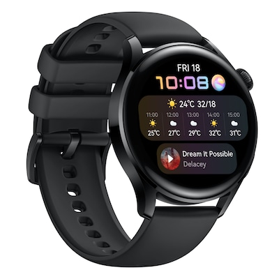 Huawei Watch 3 Active Smartwatch 3,6cm-OLED-Display, eSIM, WLAN, GPS schwarz von Huawei