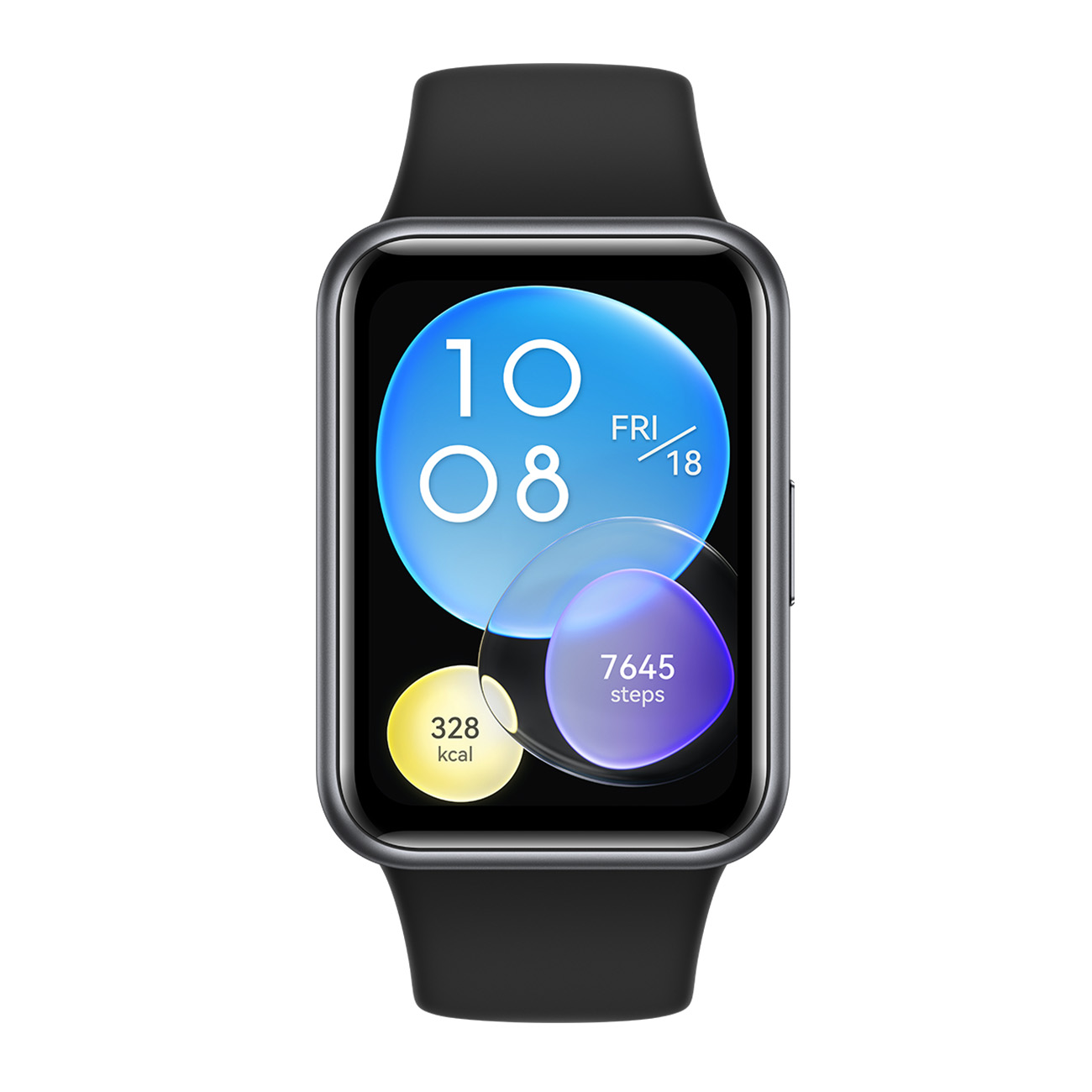 Huawei Watch Fit 2 Schwarz Aussteller | Smartwatch | 1,74-Zoll AMOLED-Display | Bis zu 10 Tage Akkulaufzeit | 12 professionelle Sportmodi | Schwarz von Huawei