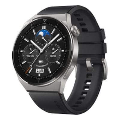 Huawei Watch GT 3 Pro Smartwatch 46mm (Odin-B19S) Active Fluororubber von Huawei