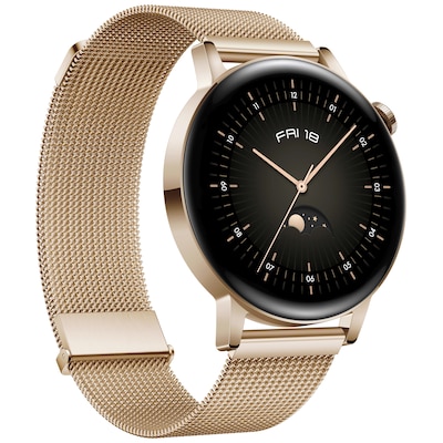 Huawei Watch GT 3 Smartwatch 42mm (Milo) AMOLED-Display Light Gold von Huawei