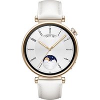 Huawei Watch GT 4 Smartwatch 41mm (Aurora) gold, White Leather AMOLED-Display von Huawei