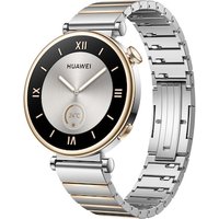 Huawei Watch GT 4 Smartwatch 41mm (Aurora) silber, silb Milanaise AMOLED-Display von Huawei