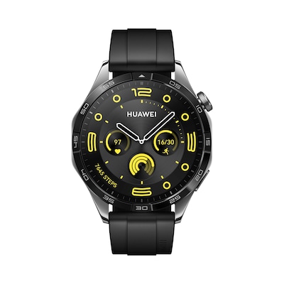 Huawei Watch GT 4 Smartwatch 46mm (Phoinix) schwarz/schwarz, AMOLED-Display von Huawei