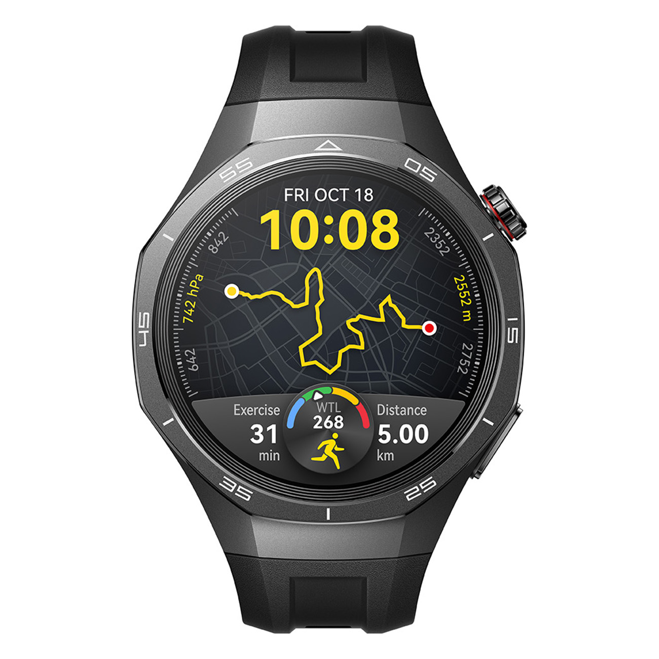 Huawei Watch GT 5 PRO 46MM schwarz | Smartwatch | 466 x 466 px, 326 ppi | AMOLED Farbdisplay | EKG | SpO2-Erkennung | Herzfrequenz- und Schlaf-Monitoring von Huawei