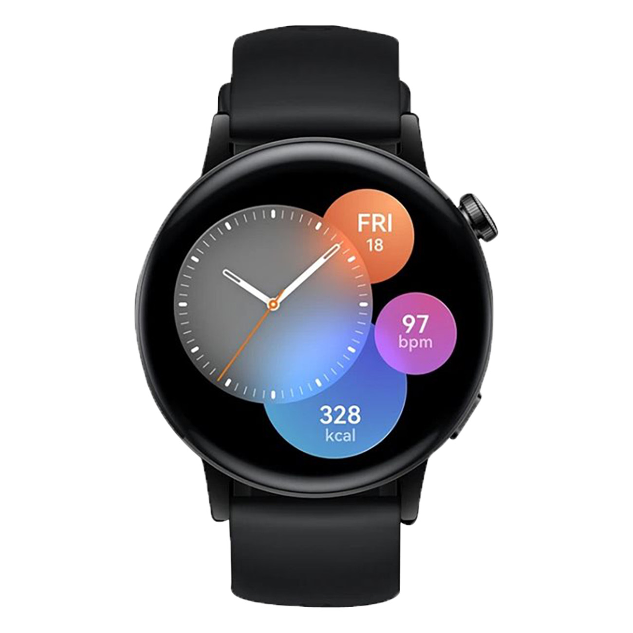 Huawei Watch GT3 | Smartwatch | Active Edition | GPS | Wasserdicht bis 50 Meter | SpO2-Messung | Herzfrequenzmessung | AMOLED Display | Schwarz | 42mm von Huawei