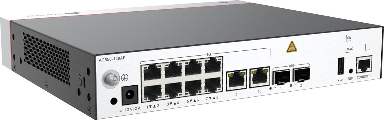 Huawei eKit Wireless Access Controller AC650-128AP 10x 1GbE RJ45 + 2x 10GbE SFP+ von Huawei