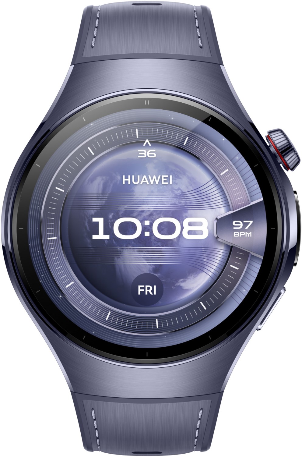 Watch 5 (46mm) Smartwatch mit Kompositarmband grau/violett von Huawei