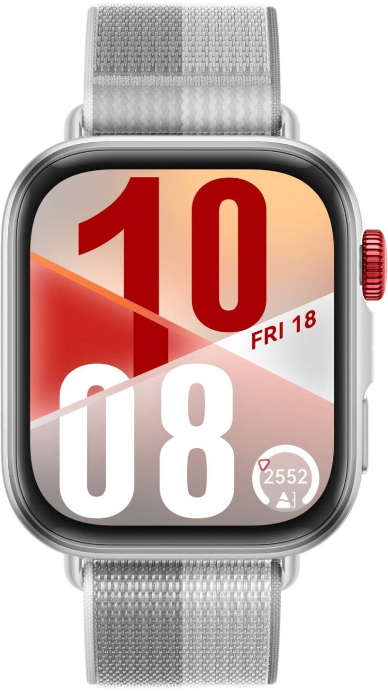 Watch Fit 4 Sportuhr mit Nylonarmband silber von Huawei