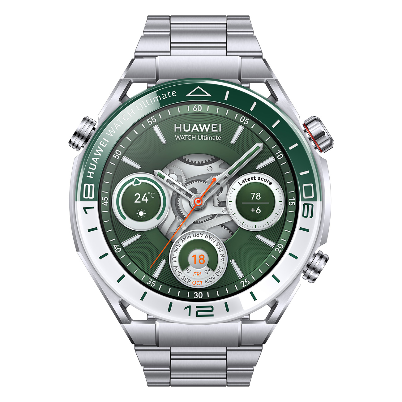 Watch Ultimate Gr?n Smartwatch | 311 ppi | LTPO-AMOLED-Farbdisplay | Wasserfestigkeit 10 ATM | 530 mAh | Schlafapnoe-Erkennung | Stress-Monitoring Watch Ultimate Gr?n Smartwatch | 311 ppi | LTPO-AMOLED-Farbdisplay | Wasserfestigkeit 10 ATM | 530 mAh | Schlafapnoe-Erkennung | Stress-Monitoring von Huawei