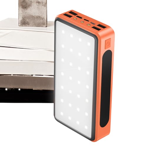 Huayeex Solarladegerät Powerbank | Powerbank Solar Ladegerät Für Smartphones - 20000 mAh Kapazität Ladestation Für 4 Geräte Gleichzeitig Mit LED-Leuchte Für Unterwegs, Camping & Outdoor von Huayeex