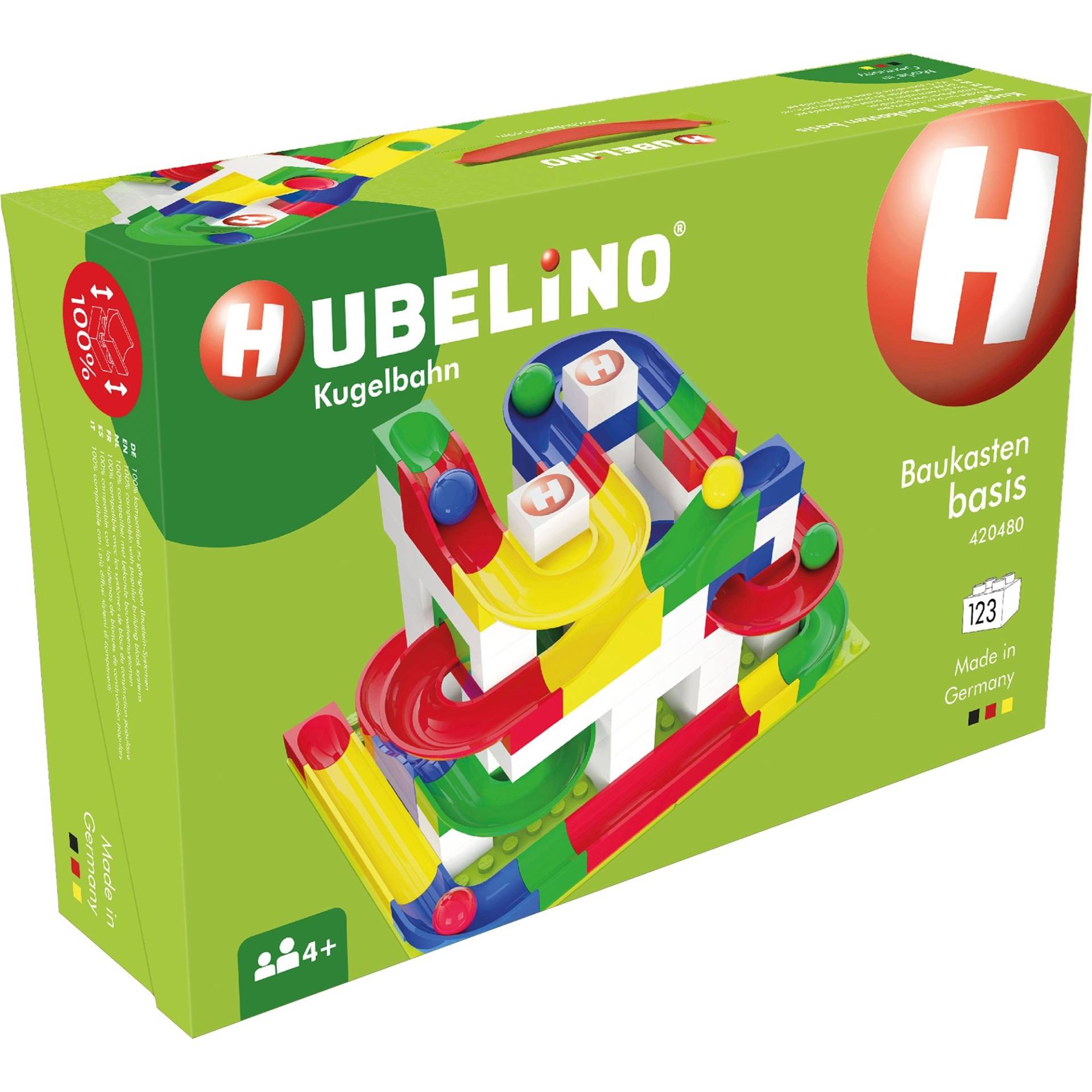 Kugelbahn Baukasten basis von Hubelino