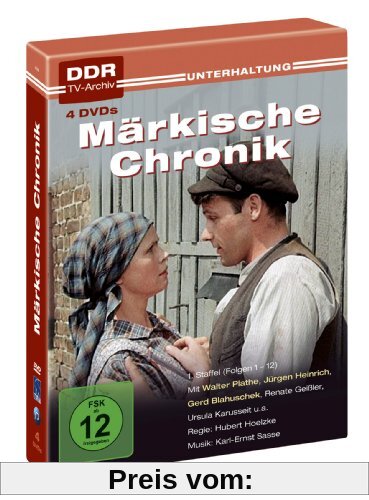 Märkische Chronik - DDR TV-Archiv (1. Staffel, 4 DVDs) von Hubert Hoelzke