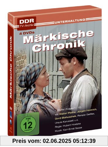 Märkische Chronik - DDR TV-Archiv (1. Staffel, 4 DVDs) von Hubert Hoelzke