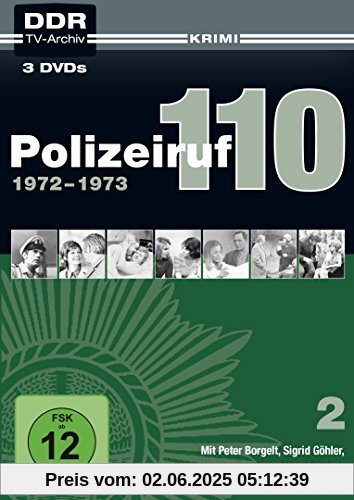 Polizeiruf 110 Box 2: 1972-1973 (DDR TV-Archiv) [3 DVDs] von Hubert Hoelzke