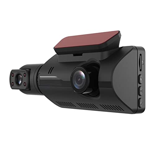 Dashcam vorne und hinten - Autokamera Dashcam - FHD 1080P 3-Zoll-Bildschirm Dual-Kamera Dashcams DVR Autofahrt-Recorder 150Weitwinkel-Armaturenbrettkamera Nachtsicht Parkmodus Bewegungserkennung von Hudhowks