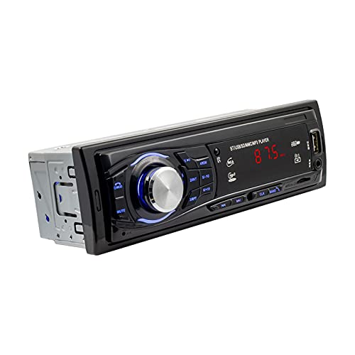 Hudhowks Auto-FM-Radioempfänger, 7,4 x 2,28 Zoll Auto-Multimedia-Player, klassischer Bluetooth-Autoradio-Empfänger, Fernbedienung, Unterstützung von MP3 WMA WAV FLAC von Hudhowks