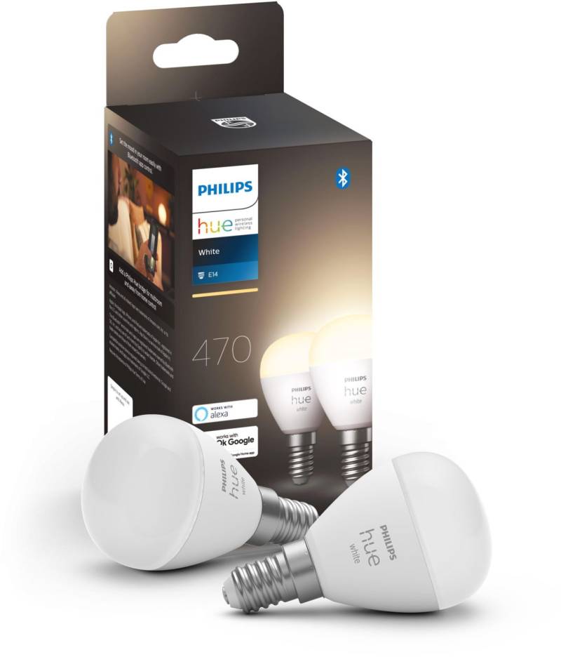 Hue Wh. 5.7W Luster E14 2er Set LED-Leuchtmittel / G von Hue