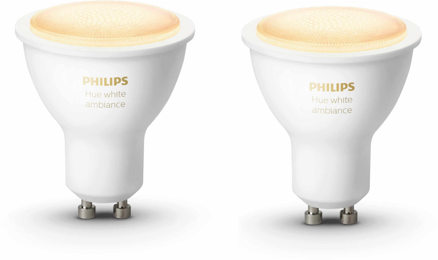 Hue White Amb. GU10 Bluetooth LED-Reflektor 2er Pack / G von Hue