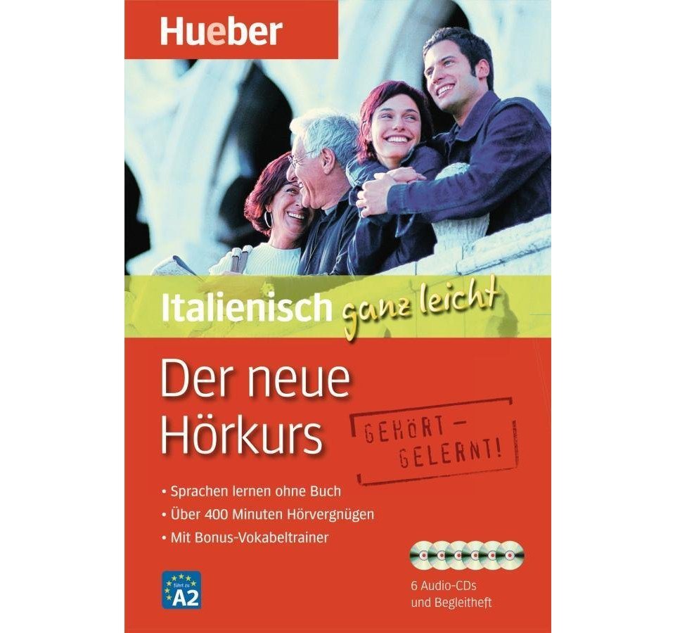 Hueber Verlag Hörspiel-CD Der neue Hörkurs - Italienisch ganz leicht, 6 Audio-CDs + Begleitheft Hueber Verlag Hörspiel-CD Der neue Hörkurs - Italienisch ganz leicht, 6 Audio-CDs + Begleitheft von Hueber Verlag