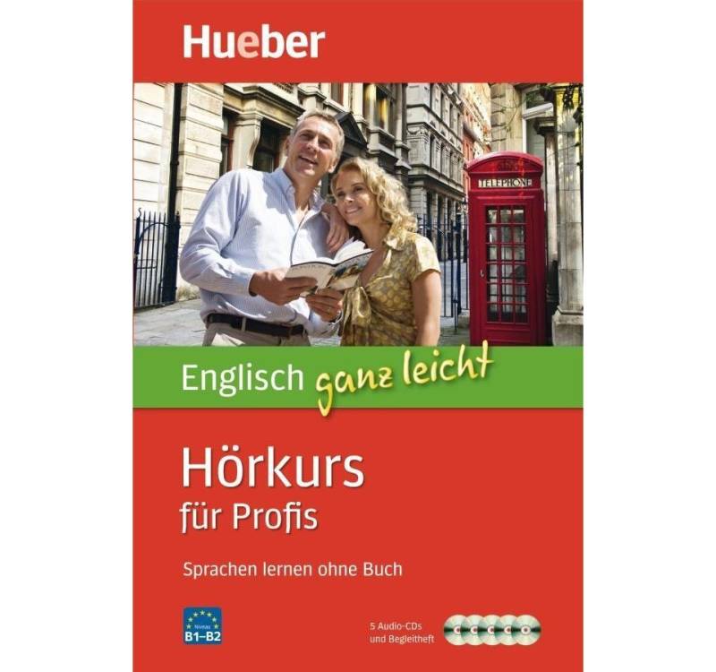 Hueber Verlag Hörspiel-CD Englisch ganz leicht - Hörkurs für Profis, 5 Audio-CDs + Begleitheft von Hueber Verlag