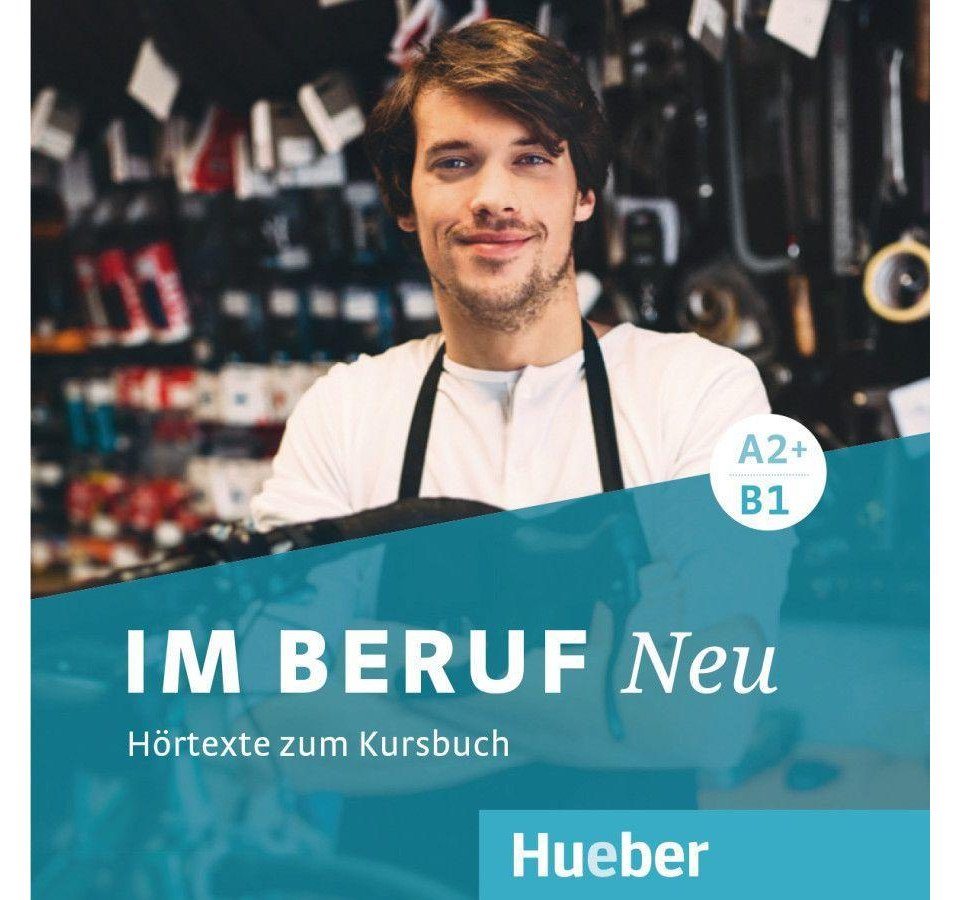 Hueber Verlag Hörspiel-CD Im Beruf NEU A2+/B1 - Hörtexte zum Kursbuch, 2 Audio-CDs von Hueber Verlag
