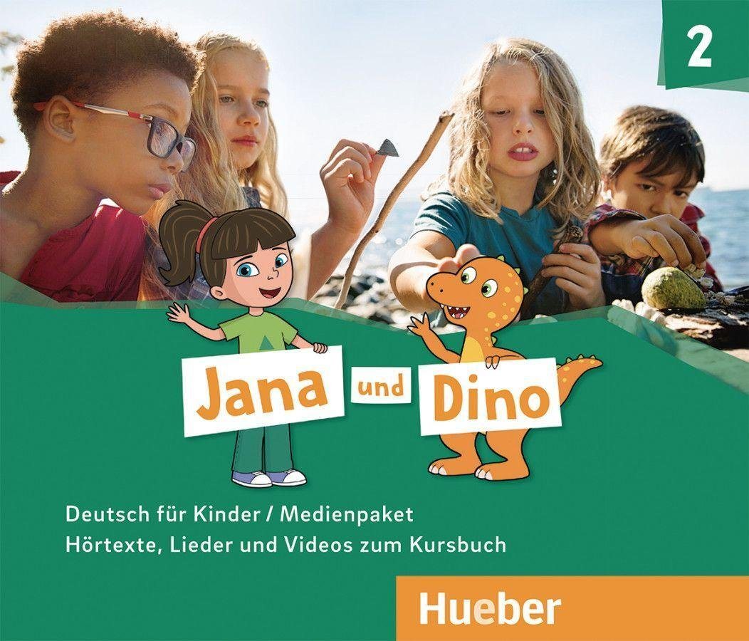 Hueber Verlag Hörspiel-CD Jana und Dino 2, mit 1 Audio-CD, mit 1 DVD. Bd.2, 2 Audio-CDs und 1... von Hueber Verlag