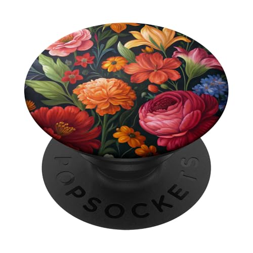 Buntes Blumengarten hübsches Blumenmuster PopSockets Klebender PopGrip Buntes Blumengarten hübsches Blumenmuster PopSockets Klebender PopGrip von Hübsche Blumendesigns