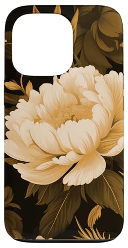Creme Peony Blumenblumenmuster Hülle für iPhone 13 Pro Creme Peony Blumenblumenmuster Hülle für iPhone 13 Pro von Hübsche Blumendesigns