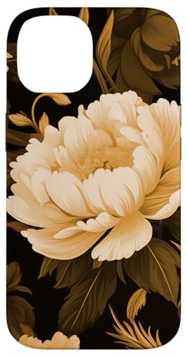 Creme Peony Blumenblumenmuster Hülle für iPhone 14 Creme Peony Blumenblumenmuster Hülle für iPhone 14 von Hübsche Blumendesigns