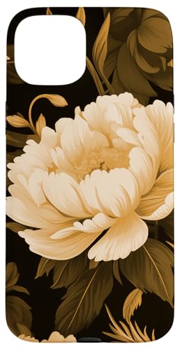 Creme Peony Blumenblumenmuster Hülle für iPhone 15 Plus Creme Peony Blumenblumenmuster Hülle für iPhone 15 Plus von Hübsche Blumendesigns