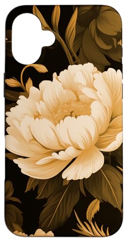 Creme Peony Blumenblumenmuster Hülle für iPhone 16 Plus Creme Peony Blumenblumenmuster Hülle für iPhone 16 Plus von Hübsche Blumendesigns