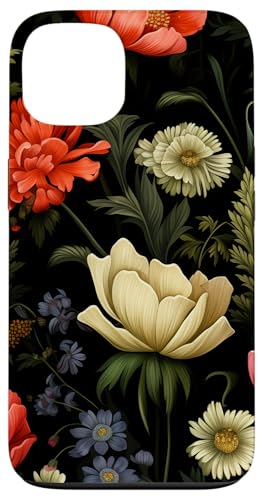 Dunkle Blumenwiesenblumen Hülle für iPhone 13 von Hübsche Blumendesigns