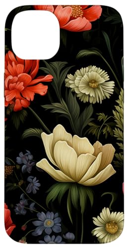 Dunkle Blumenwiesenblumen Hülle für iPhone 14 Plus von Hübsche Blumendesigns