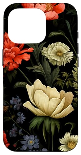 Dunkle Blumenwiesenblumen Hülle für iPhone 16 Pro Dunkle Blumenwiesenblumen Hülle für iPhone 16 Pro von Hübsche Blumendesigns
