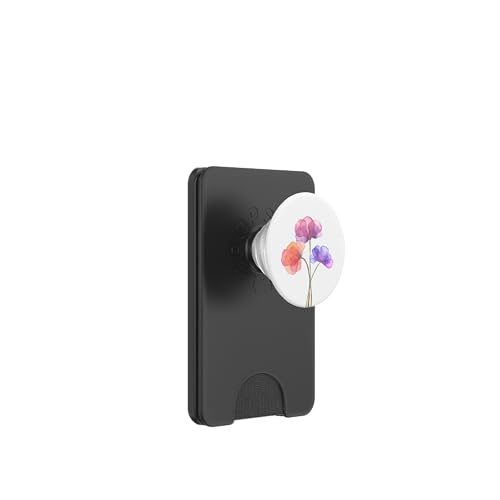 Lose Aquarellblüten auf weißem minimalistischen Blumen PopSockets PopWallet für MagSafe Lose Aquarellblüten auf weißem minimalistischen Blumen PopSockets PopWallet für MagSafe von Hübsche Blumendesigns
