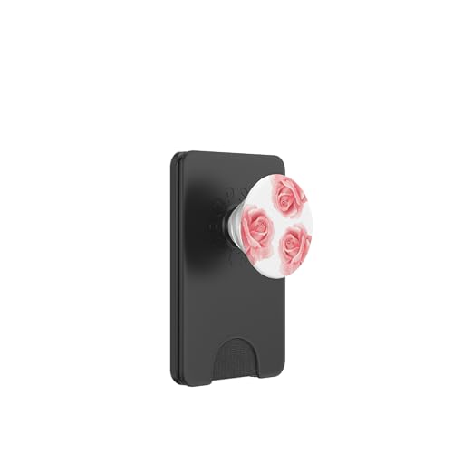 Nette rosa Aquarellrosen auf weißem Blumen PopSockets PopWallet für MagSafe Nette rosa Aquarellrosen auf weißem Blumen PopSockets PopWallet für MagSafe von Hübsche Blumendesigns